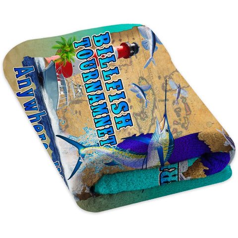 Treasure Hunting Sailfish - Premium & Standard Towel