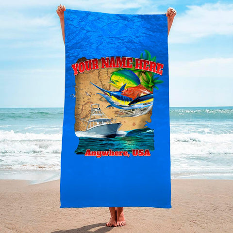 Grand Slam Map - Premium & Standard Towel