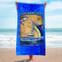 Big Blue Scales Map - Premium & Standard Towel