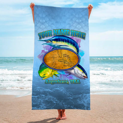 The Hunt Map - Premium & Standard Towel