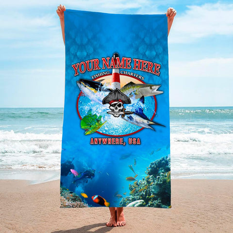 Lighthouse Point Medley - Premium & Standard Towel