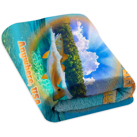 Redfish Glow - Premium & Standard Towel