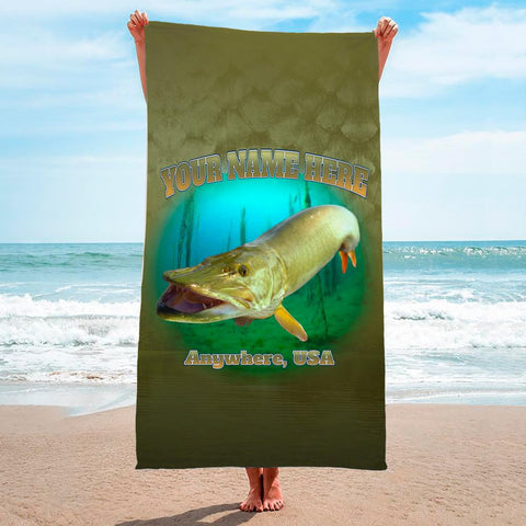 Muskie Strike - Premium & Standard Towel