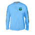 Muskie Strike - Free Stock Art - Mens Performance Long Sleeve Spot Print