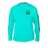 Muskie Strike - Free Stock Art - Mens Performance Long Sleeve Spot Print