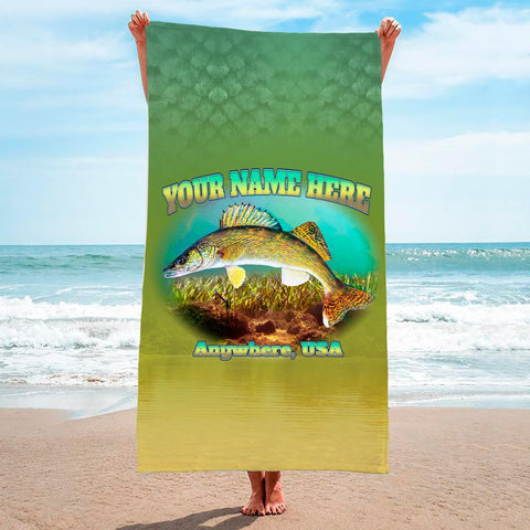 Walleye Flash - Premium & Standard Towel
