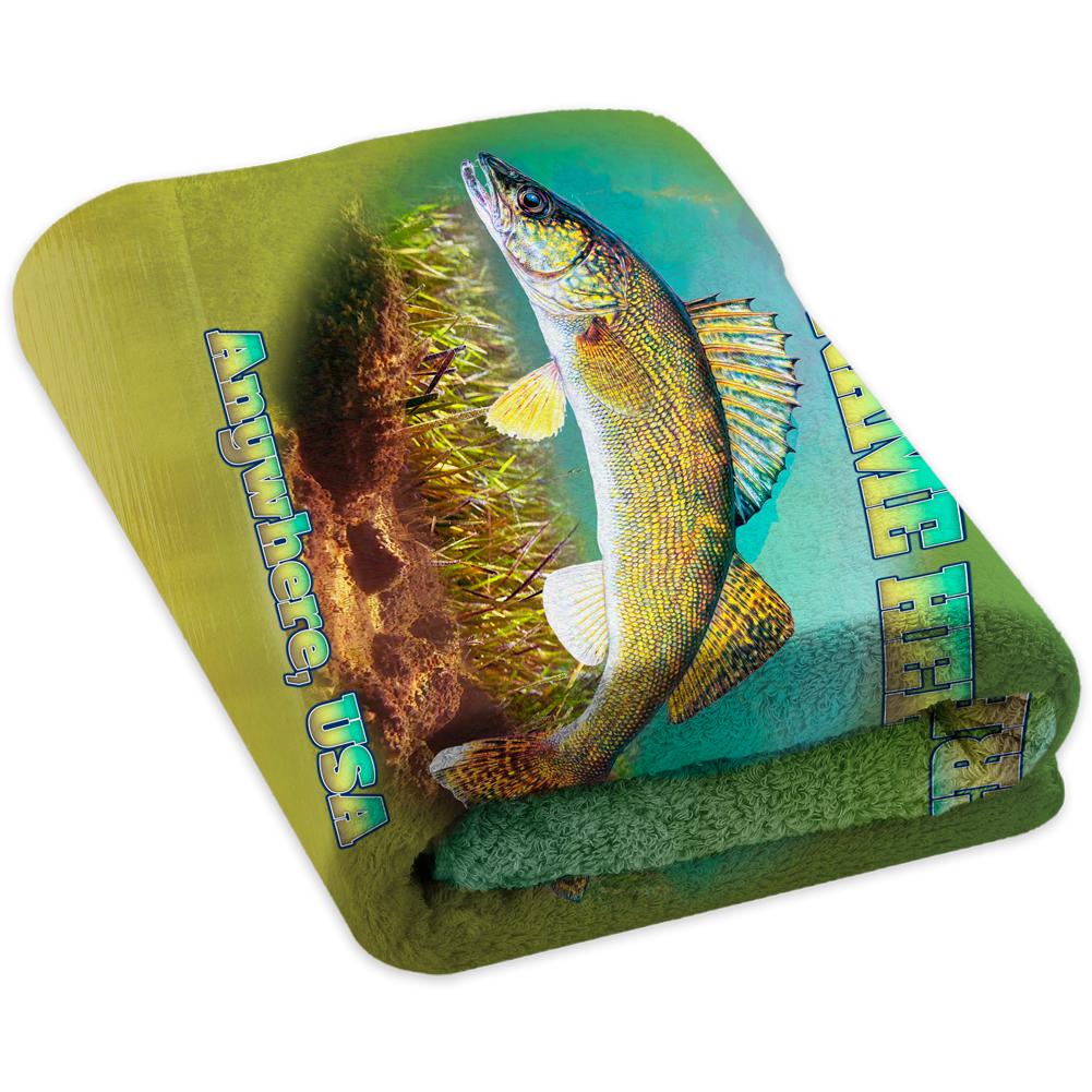 Walleye Flash - Premium & Standard Towel