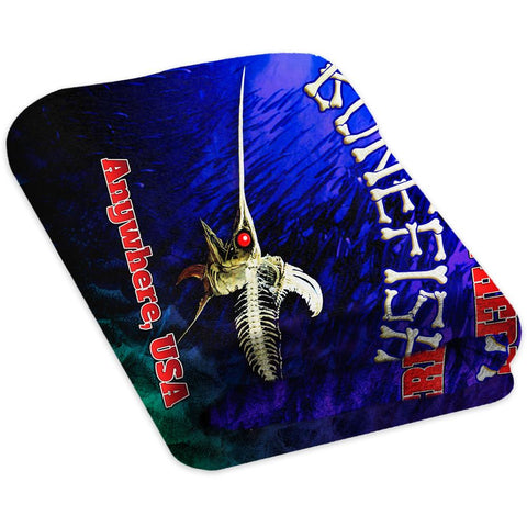 Bone Marlin Dark Night - Premium & Standard Towel