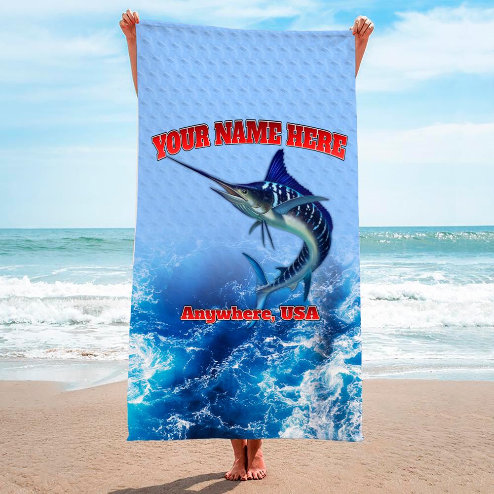 Blue Tiger Marlin - Premium & Standard Towel