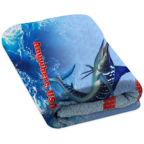 Blue Tiger Marlin - Premium & Standard Towel
