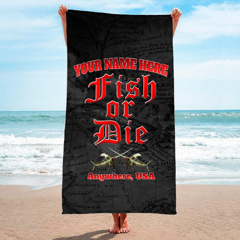 Fish Or Die - Premium & Standard Towel