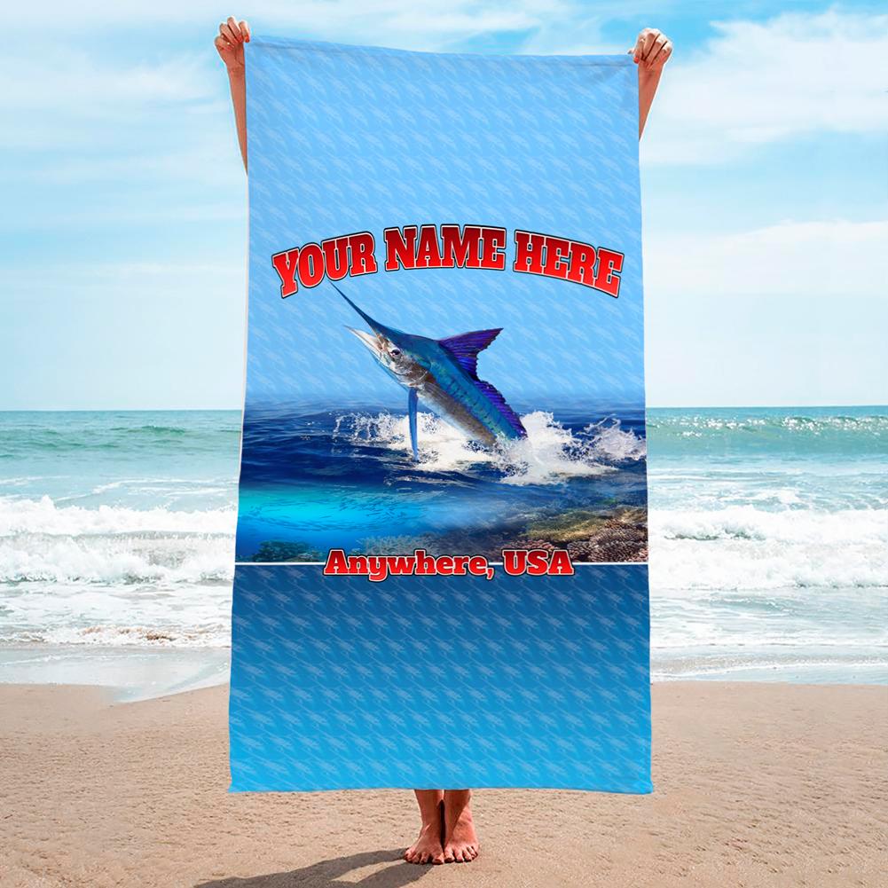 Marlin Reef Light Blue - Premium & Standard Towel