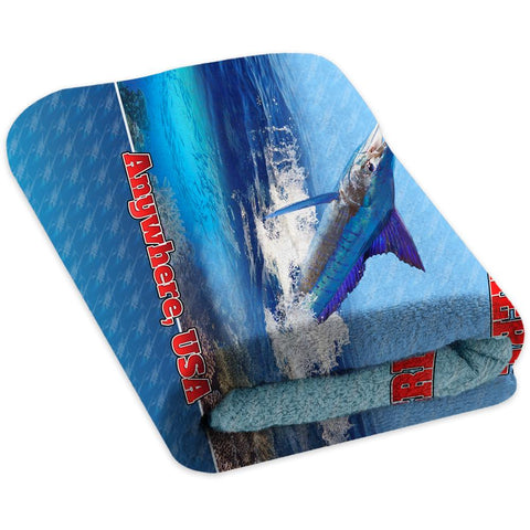 Marlin Reef Light Blue - Premium & Standard Towel