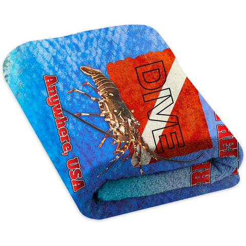 Lobster Dive - Premium & Standard Towel