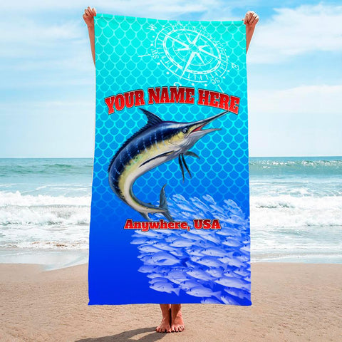 Marlin Chomp Turquise - Premium & Standard Towel
