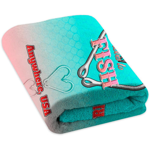 Love To Fish Sand - Premium & Standard Towel