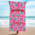 Turtle Shuffle Pink - Premium & Standard Towel