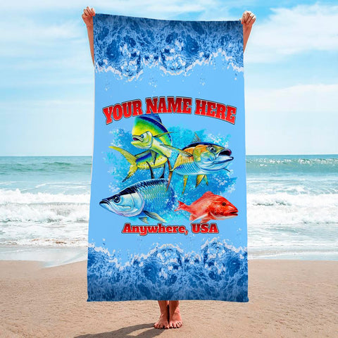 Ocean Frenzy - Premium & Standard Towel
