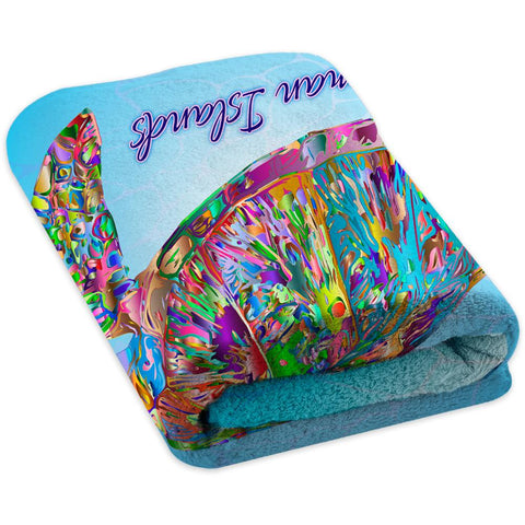 Color Splash Turtle - Premium & Standard Towel
