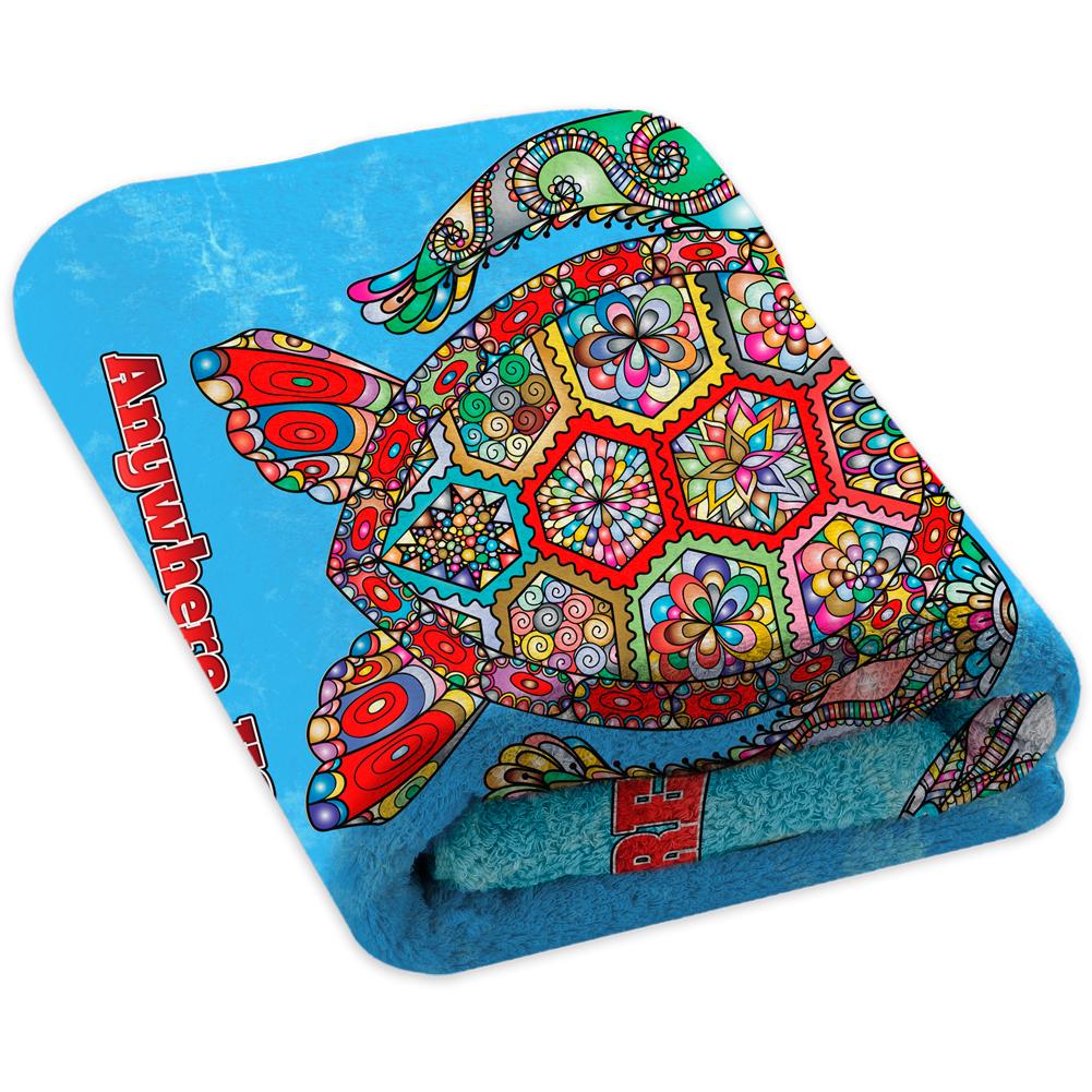 Elegant Turtle - Premium & Standard Towel