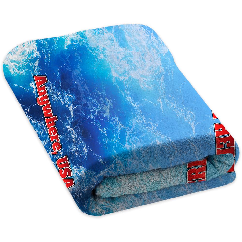 Blue Water Riptide - Premium & Standard Towel