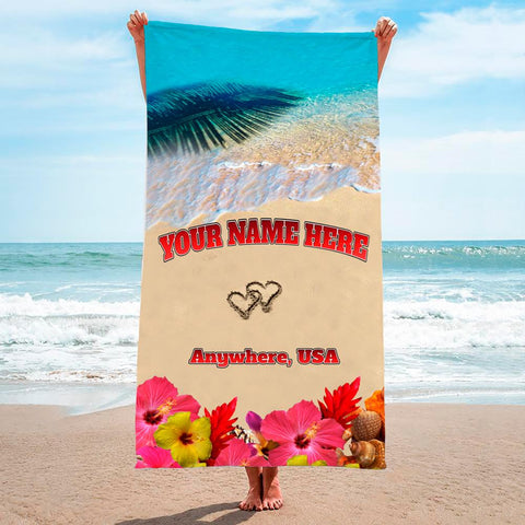 Fresh Sand Flowers - Premium & Standard Towel